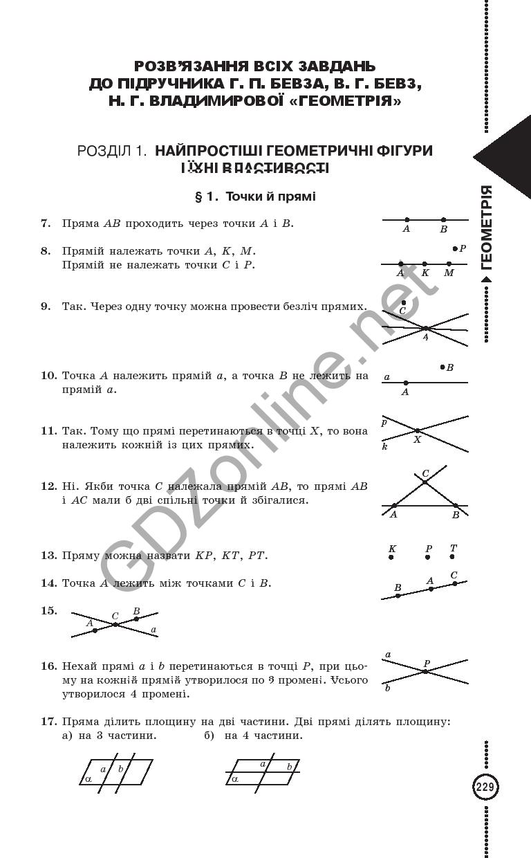 Решения к учебнику алгебра г п бевз в г бевз н.г владимирова 7 класс
