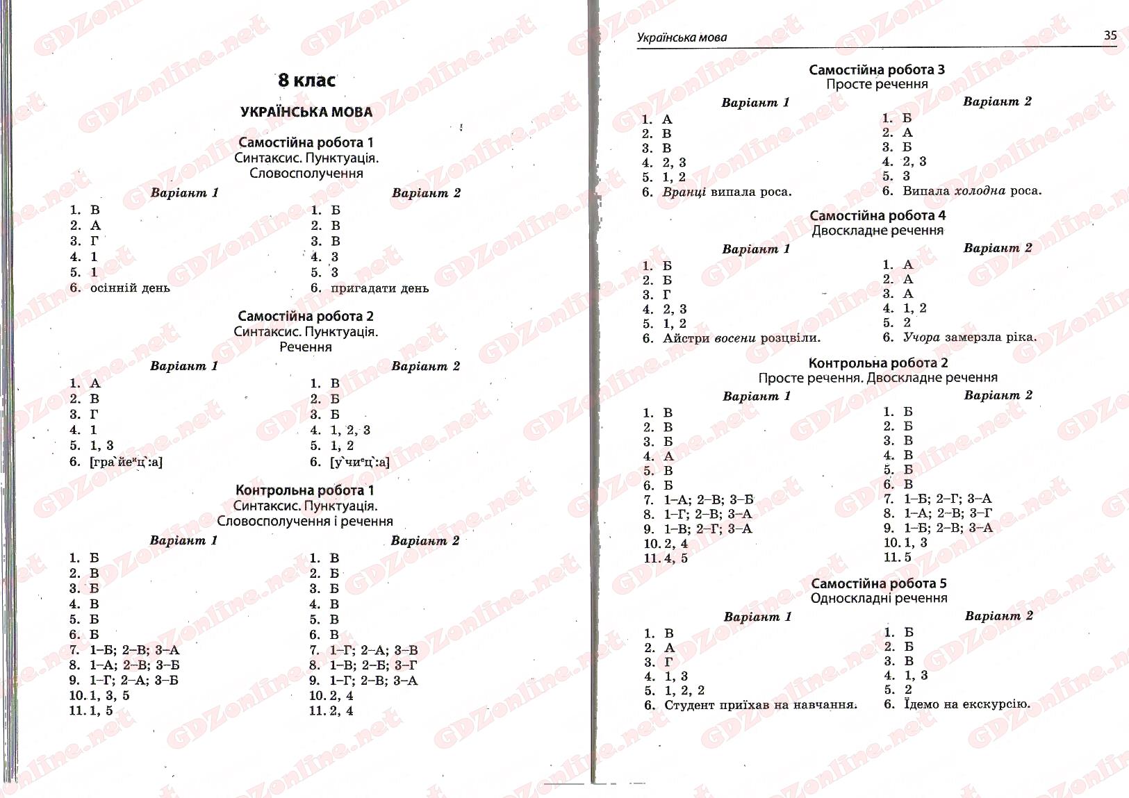 Гдз 8 класс украинская мова онлайн