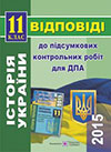 ДПА 2015 Історія України 11 клас