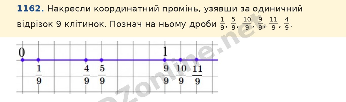 Завдання 1162 — Математика 5 клас Істер 2022, відповідь і розв’язання