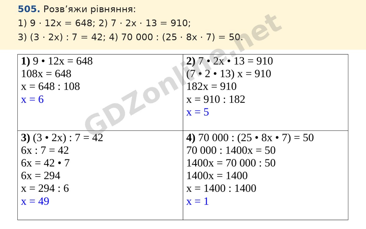 Завдання 505 — Математика 5 клас Істер 2022, відповідь і розв’язання
