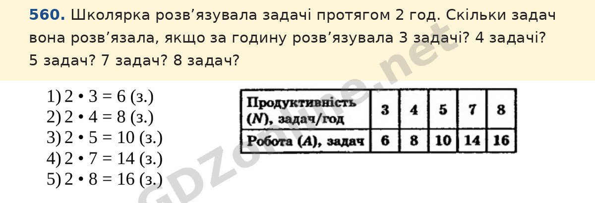 Завдання 560 — Математика 5 клас Істер 2022, відповідь і розв’язання