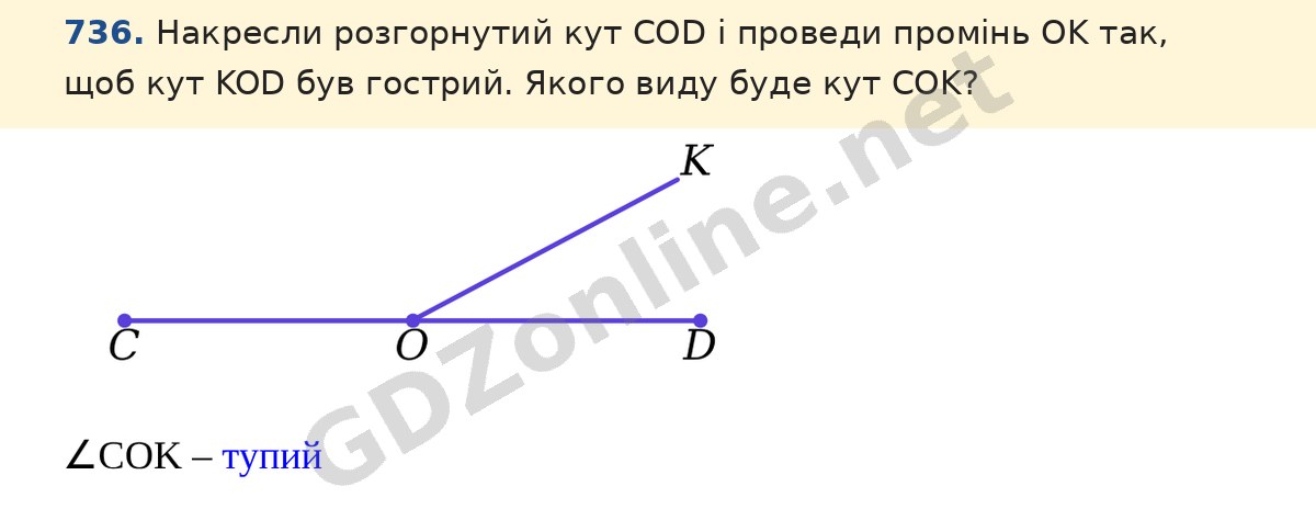 Завдання 736 — Математика 5 клас Істер 2022, відповідь і розв’язання