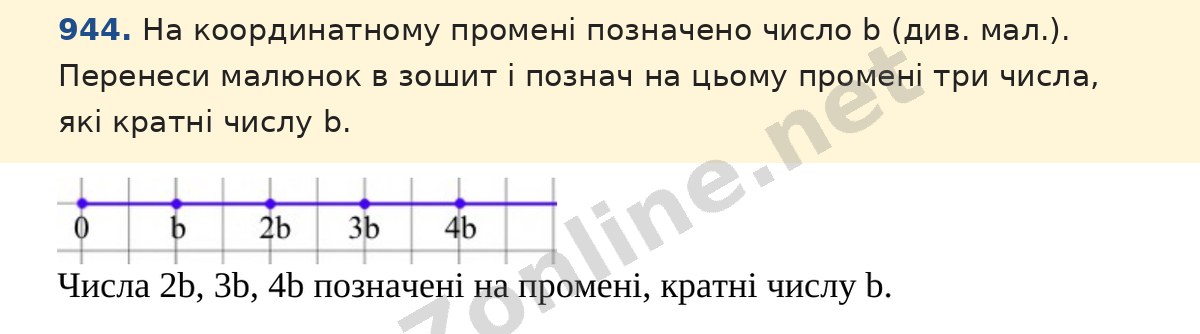 Завдання 944 — Математика 5 клас Істер 2022, відповідь і розв’язання