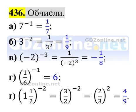 Завдання 436 — Алгебра 8 клас Бевз 2025, відповідь і розв’язання