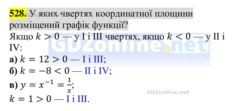 Завдання 528 — Алгебра 8 клас Бевз 2025, відповідь і розв’язання