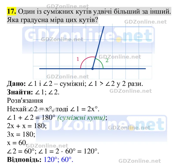 Завдання 17 — Геометрія 8 клас Бурда, Тарасенкова 2025, відповідь і розв’язання