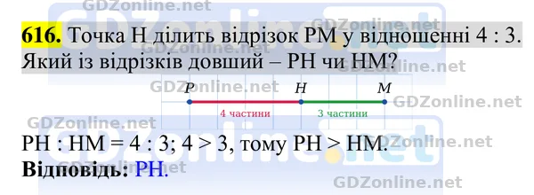 Завдання 616 — Геометрія 8 клас Бурда, Тарасенкова 2025, відповідь і розв’язання